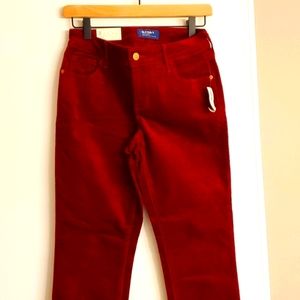 Old Navy NWT size 2 Rockstar 5 pocket pants jeans velour fabric